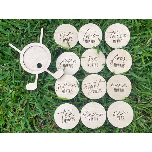 Golf themed milestone markers; golf monthly markers; golf baby photo markers
