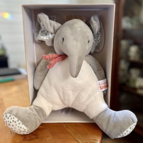 DouDou Et Compagnie Paris Couleurs Savane Plush Elephant