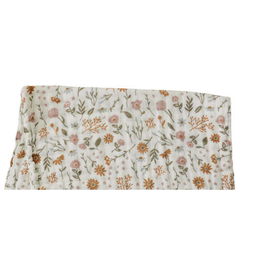 Meadow Floral Muslin Burp Cloth