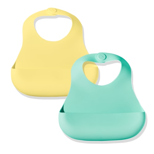 Magnetic Silicone Bib: Banana Split + Kiwi Bliss