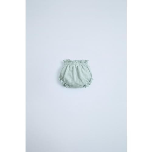 MUSLIN BOTTOMS - Sea green | ZARA United States