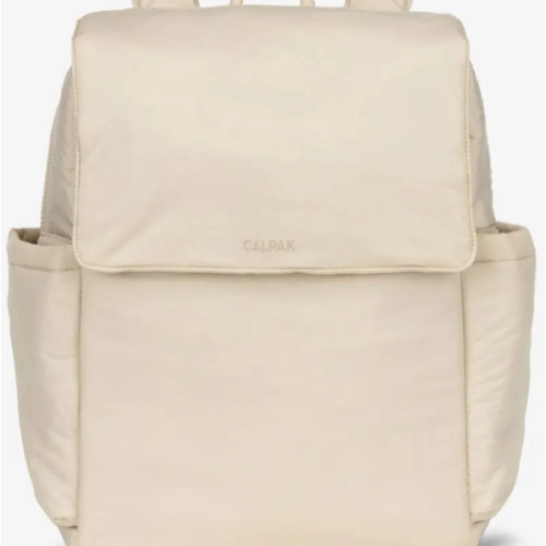 Diaper Backpack with Laptop Sleeve - OATMEAL