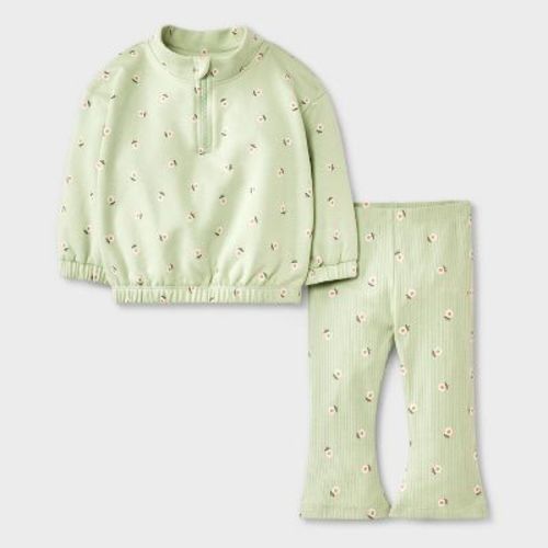 Baby Girls' 2pc Fleece Sweatshirt & Jogger Pants Set - Cat & Jack™