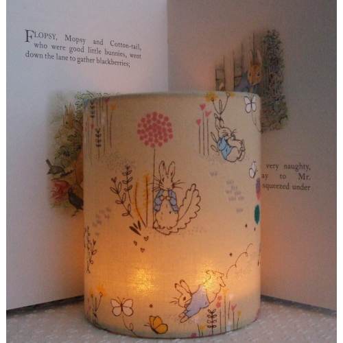Beatrix Potter Peter Rabbit - Handmade Nursery Night Light.