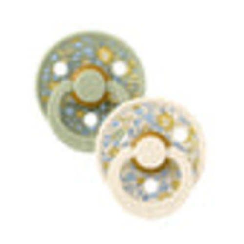 BIBS x LIBERTY Colour Round Natural Rubber Latex Pacifier 2 Pack, Eloi – SpearmintLOVE