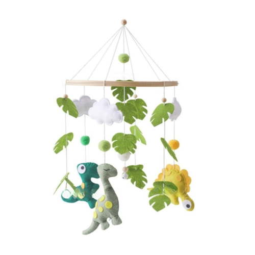 Dinosaur Baby Mobile For Abdtech Baby Nursery Dinosaur Mobile | Gender Neutral Baby Stuff For Dinosaur Theme Nursery | Handmade Hanging And Room Decor For