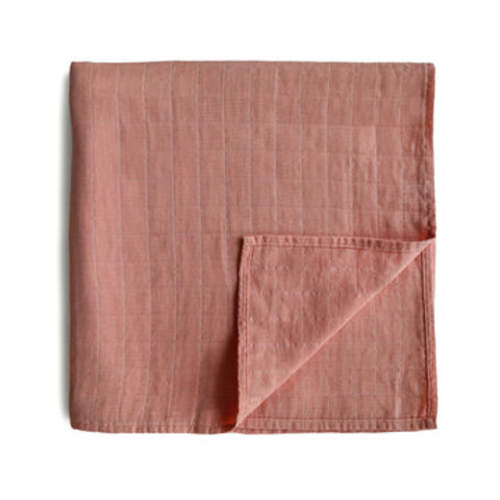 Organic Cotton Mushie Baby Muslin Swaddle Blanket