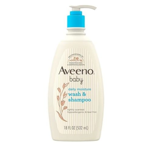 Aveeno Baby Daily Moisture Gentle Body Wash & Shampoo with Oat Extract