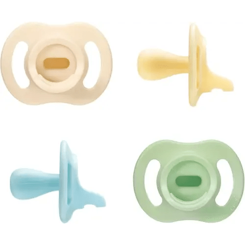 Tommee Tippee Ultra-Light StayPut Pacifier, One-Piece Silicone Design, 0-6m, 4 Pack