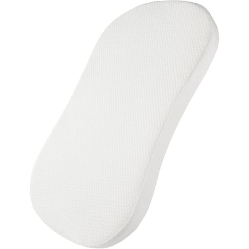 Mecc ecoh Baby Bassinet Mattress, 100% Breathable Cover, Water-Resistant Lining, Hourglass 30"x18"x2" Fit for Halo BassiNest Bassinet Series