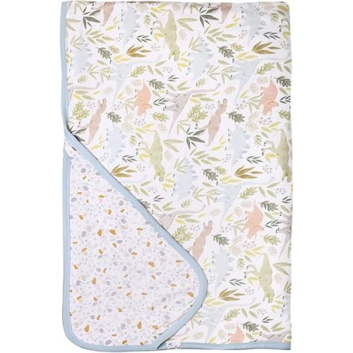 Copper Pearl Jumbo 3-Layer Baby Blanket: Soft Baby Quilts for Boys and Girls | Breathable, Cozy, Toddler Blanket | Baby Quilt for Newborns | 46x46 Premium Polyester/Rayon | Rex