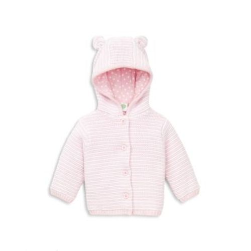 Unisex Striped Hooded Cardigan - Baby