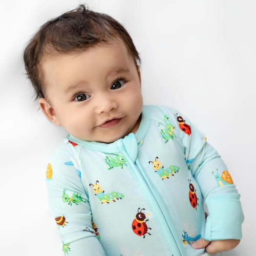 Busy Bugs Zip Romper