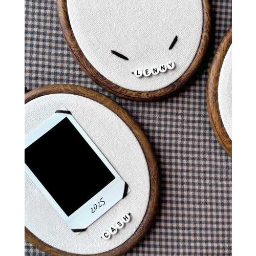 Custom Beaded Name Poloroid Embroidery Hoop, Personalized Picture Gift, Nursey Wall Decor, Custom Name Hoop, Instax Mini Poloroid