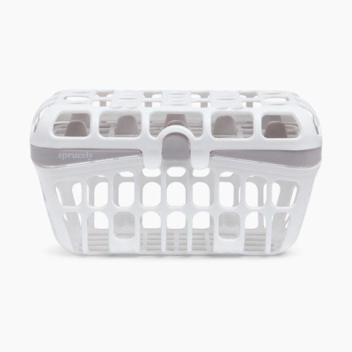 Sprucely Dishwasher Basket - White/Grey
