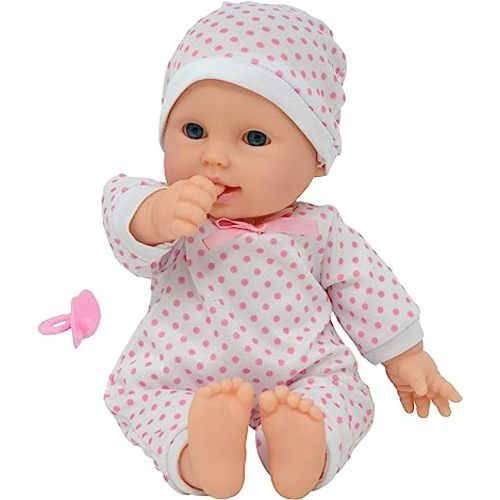 11 inch Soft Body Boy Baby Doll in Gift Box - Doll Pacifier Included -Toy Dolls for Boys and Toddlers (Caucasian)