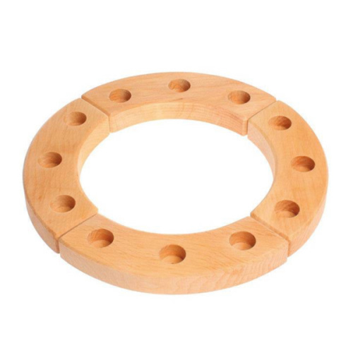 Waldorf Wooden Birthday Ring - Natural