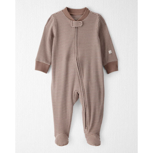 Baby Organic Cotton Sleep & Play in Brown Stripes - Little Planet | Carter's