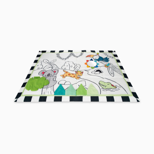 Sassy Jumbo Jungle Take-Along Activity Mat - Black & White