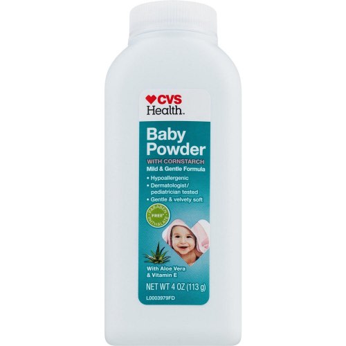 CVS Baby Powder With Aloe Vera & Vitamin E, 15 OZ, 4 OZ