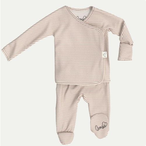 Footie - Berry Twist – Bonsie Skin to Skin Babywear