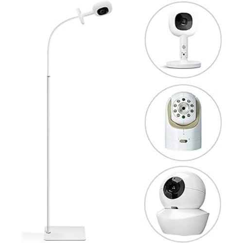 Baby Monitor Floor Stand Holder Compatible with Infant Optics DXR-8 Pro,Nanit Pro & Flex Stand,Babysense HDS2/V43，Also Cameras with 1/4 Thread Connection 67" Adjustable Height Baby Monitor Floor Stand