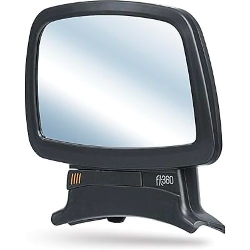 Chicco Fit360 Mirror Car Seat Accessory for Fit360 Rotating Convertible Car Seat, Shatter-resistant, For Rear-Facing | Anthracite/Grey