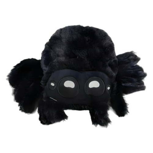 Lolynie Spider Plush Toy - Cute Black Jumping Spider Plush Stuffed Animal, Gift For Girls Boys,Party And Home Decoration