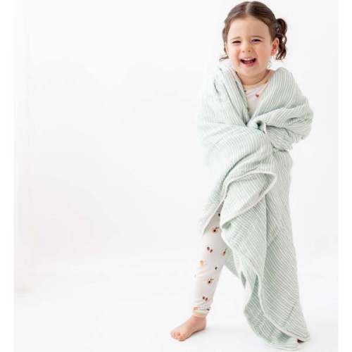 Sage Wave Blanket Sage Wave - Bamboo Little | Maisonette