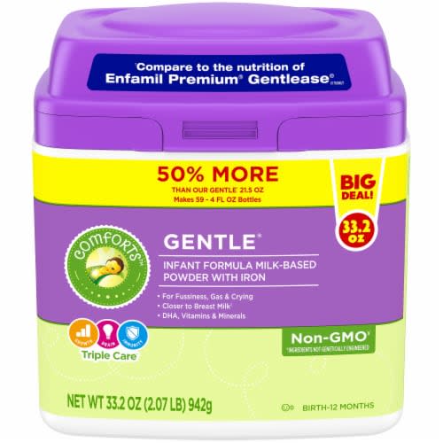 Comforts™ Gentle Milk-Based Infant Formula Powder with Iron, 33.2 oz