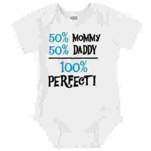 Cute Mommy and Daddy are Perfect Romper Boys or Girls Infant Baby Brisco Brands 6M