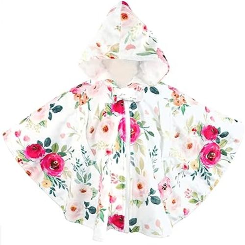 TANOFAR Baby Car Seat Poncho, Minky Car Seat Cover Girls Boys, Toddler Hooded Poncho Cloak, Fall Autumn Winter Cozy Cape Blanket for Kids, Outwear Double Layer Soft Comfortable, Machine Washable
