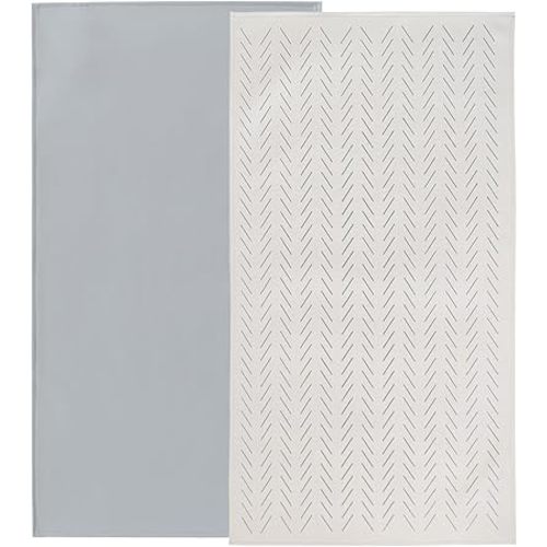 Owlowla Baby Diaper Changing Pad Portable Changing Mat Travel Changing Pad Liner for Baby and Small Toddler(Gray&Herringbone)