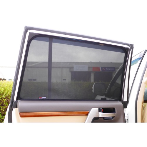 Toyota LandCruiser 200 Series Car Window Shades (J200; 2007-2021) - Snap Shades rear windows
