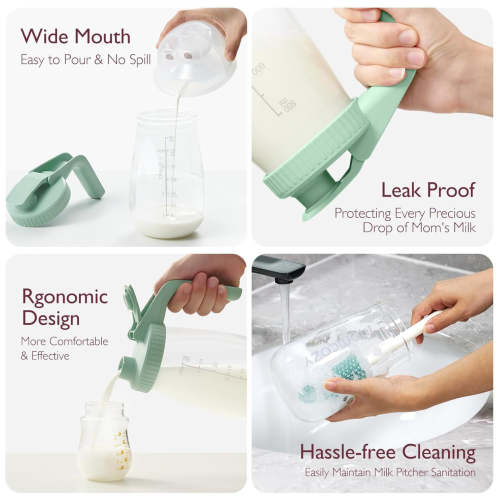 Momcozy Breast Milk Pitcher, Resistant to Heat and Cold Abrupt Temp S