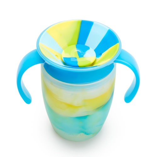 Miracle® 360° Tropical Swirl Trainer Cup, 7oz, Limited Edition | Baby Drinkware | Munchkin