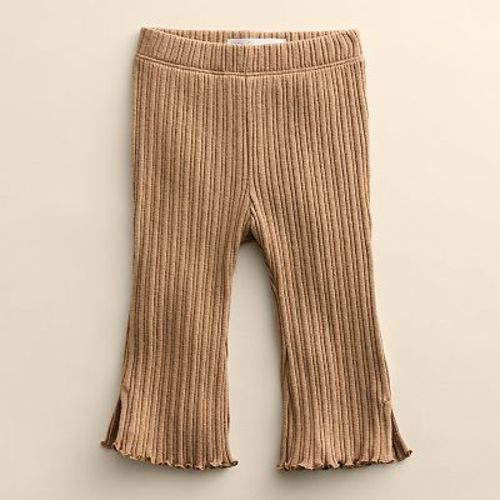 Baby & Toddler Girl Little Co. by Lauren Conrad Ribbed Split Hem Pants