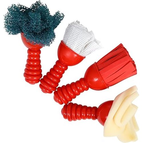 READY 2 LEARN Textured Art Tools - Set of 4 - Jumbo Paint Brushes for Toddlers and Kids - Set 1 - DIY Patterns and Effects