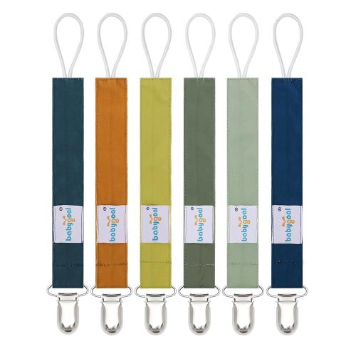 Amazon.com : Babygoal Pacifier Clips, 6 Pack Pacifier Holder for Boys and Girls Fits Most Pacifier Styles &Teething Toys Pacifier Clips for Boys and Girls 6PBM03 : Baby