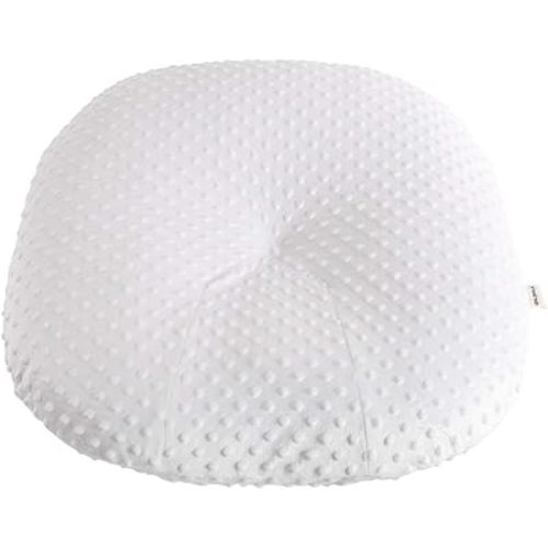 OWLOWLA Newborn Lounger Cover,Minky Removable Slipcover Fits Newborn Lounger for Baby Boy Girl(White)