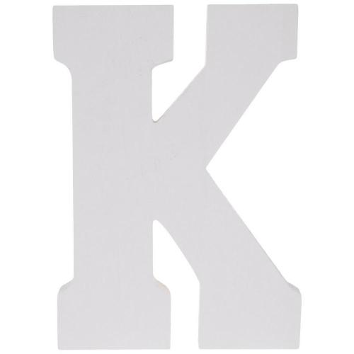 White Letter Wood Wall Decor