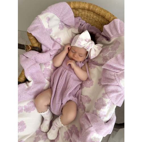 MUSLIN SUMMER ROMPER | VIOLET