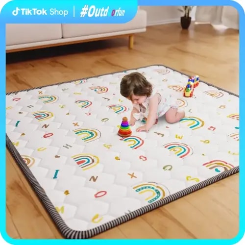 ieBabay, Baby game pad, portable game area for infants and young - TikTok Shop