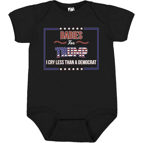 Wild Bobby Babies for Trump Political Youth Toddler Baby Creeper Boys Girls Infant Bodysuit