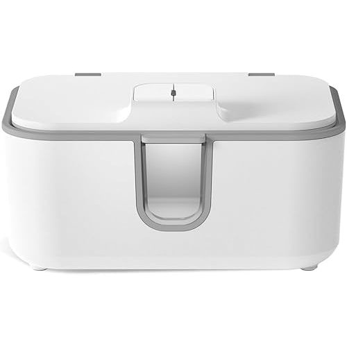 Wet Wipes Heater , Baby Wipe Warmer, Night-Ready Warm Wipes Dispenser with Moisture Lock, Large Capacity for Busy Parents, Soft Surround Heating, Safe & Even Warmth for Newborns