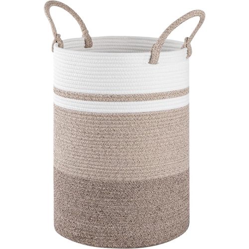 SIXDOVE Laundry Basket, Laundry Hamper, Baby Nursery Hamper, Foldable Laundry Hamper with Handles, Storage Blanket Clothes Toys in Bedroom, Living Room-13.8 "L * 19.7 "H-Gradient Yellow