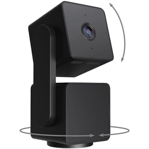 WYZE Cam Pan v3 Indoor/Outdoor IP65 1080P 360° Pan/Tilt/Zoom WiFi Smart Home Security Camera, Motion Tracking for Baby/Pet, Color Night Vision, Works with Alexa&Google Assistant, Free Expert Setup