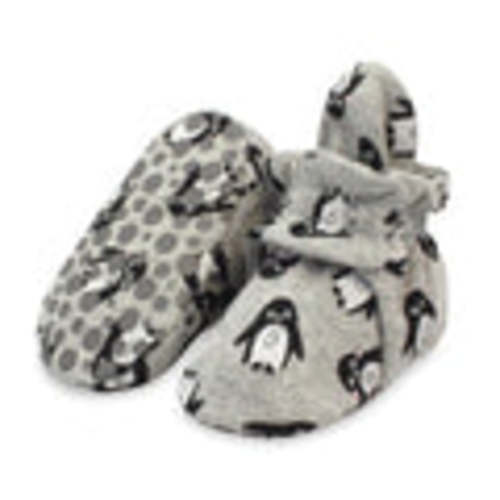 Penguins Organic Cotton Gripper Baby Bootie – Zutano