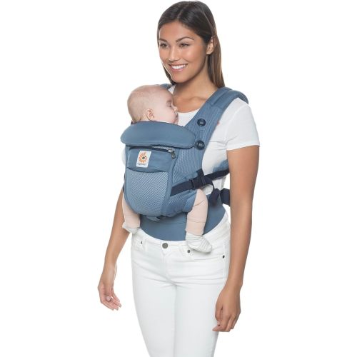 Ergobaby Omni Classic (formerly OMNI 360) All-Position Baby Carrier for Newborn to Toddler with Lumbar Support and Cool Air Mesh, 7-45 Pounds, Onyx Black, One Size
