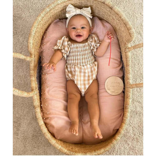 Greta Romper in Buffalo Beige | Reverie Threads